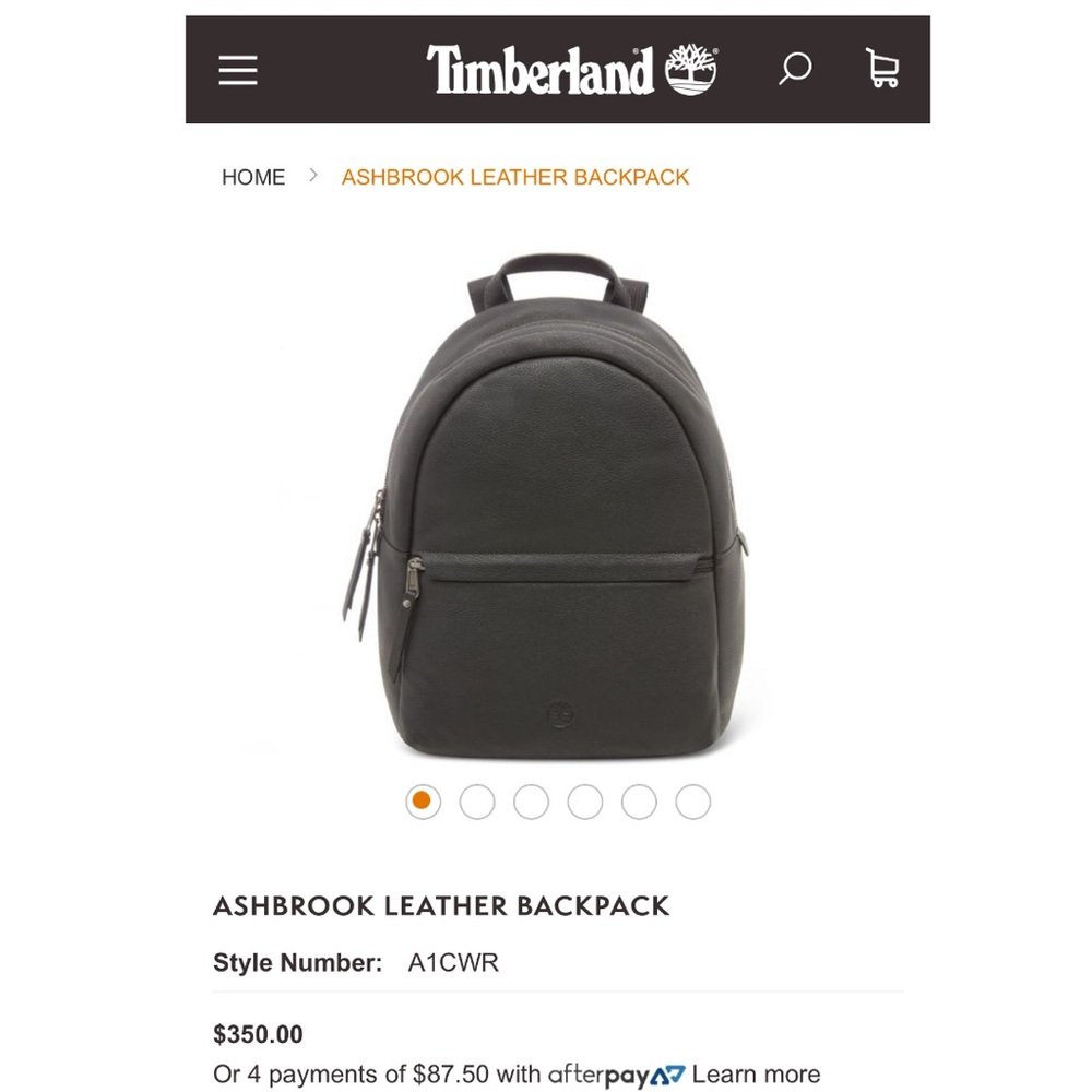 TIMBERLAND ASHBROOK LEATHER BACKPACK - Picture 8 of 8
